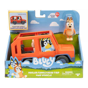 Preschool: Bluey Heeler Family Road Trip 4wd Vehicle