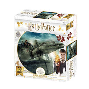 Harry Potter: Harry Potter Riding A Dragon 3D Puzzle 300pc