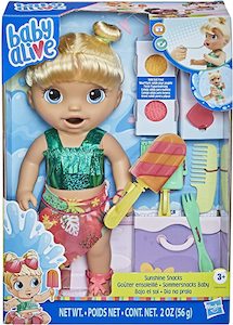 Baby Alive: Baby Alive Sunshine Snacks Blonde Hair