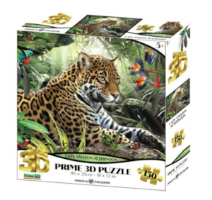Card Games Board Games: Prime 3D Lazy Amazon Afternoon 150 Piece Puzzle