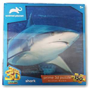 Card Games Board Games: Prime 3D Animal Planet Shark 150 Piece Puzzle