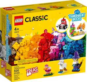 Classic: LEGO Classic 11013 Creative Transparent Bricks