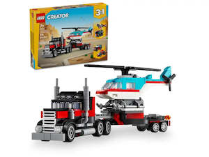 LEGO Creator 3-in-1 31146 Flatbed Truck with Helicopter