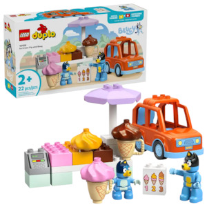 Duplo: LEGO 10458 DUPLO Bluey Ice Cream Trip with Bluey