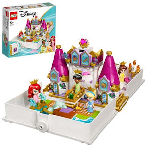 LEGO Disney Princess 43193 Ariel, Belle, Cinderella and Tianas Storybook Adventures