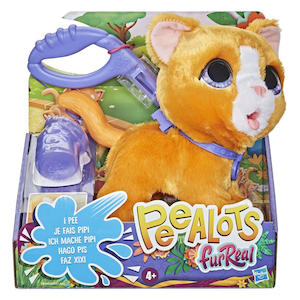 Soft Toys: FurReal Peealots Big Wags Kitty Interactive Pet