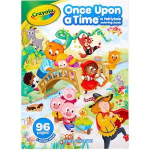 Crayola Once Upon A Time A Fairytale Colouring In Book