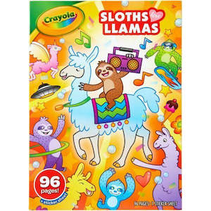 Crayola: Crayola Colouring Book Sloths Love Llamas
