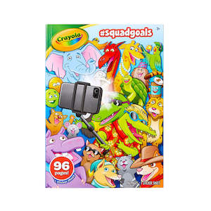 Crayola Colouring Book Squad Goals 96 Page