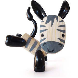 Hape: Hape Bamboo Mini Zebra