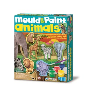 Educational: 4M Mould & Paint Wildlife Animals