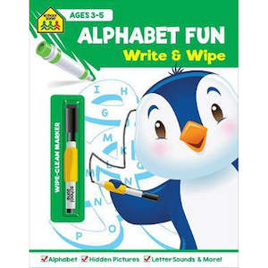 Educational: School Zone Alphabet Fun Write & Wipe