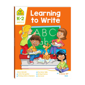 Educational: School Zone Learning To Write Activity Book