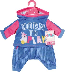 Baby Born: BABY BORN JOGGING SUIT BORN TO PLAY
