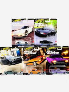 Hot Wheels 2025 Fast & Furious Case K Set of 5 Cars