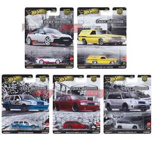 Hot Wheels 2025 Car Culture Case J Set of 5
