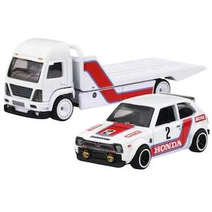 Hot Wheels: Hot Wheels Team Transport 2025 - '73 Honda Civic Custom & Aero Lift