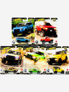Hot Wheels 2025 Car Culture Off Road Case H Set of 5
