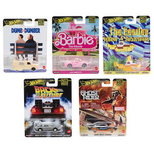 Hot Wheels 2025 Pop Culture Case H Set of 5 Cars