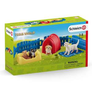 Schleich: Schleich Farm World Puppy Pen