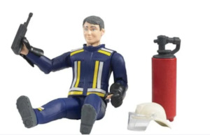 Bruder: Bruder Fireman with Accesories
