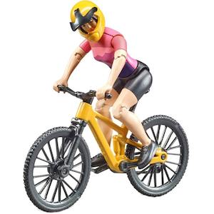 Bruder Mountain Bike with Cyclist - Female
