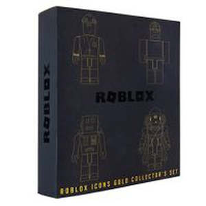 Roblox Icons Four Figure Pack Gold Collectors Set 15th Anniversary