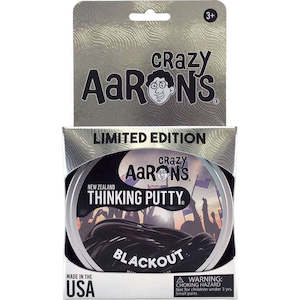 Crazy Aarons: Crazy Aarons Thinking Putty Blackout 10cm Tin Hypercolour