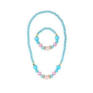 Pink Poppy: Pink Poppy Pastel Princess Pearlescent Necklace & Bracelet Set Assorted Colours/Styles