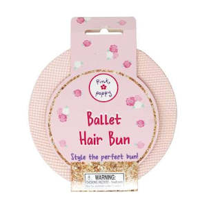 Pink Poppy Ballet Hair Bun Pink