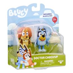 Preschool: BLUEY FIGURES DOCTOR'S CHECK UP 2 PK
