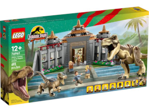 Lego Jurrasic World: LEGO Jurassic 76961 Visitor Center T.Rex & Raptor Attack