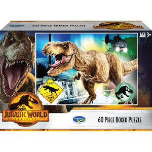 Jurassic World: Jurassic World Domination T-Rex Boxed 60 Piece Puzzle