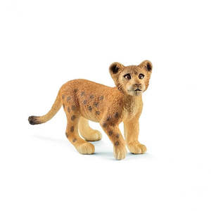 Animals: Schleich Lion Cub (Green Dot)