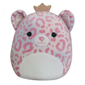 Squishmallows: Squishmellows Brandi The Pink Leopard With Crown 7.5 inch