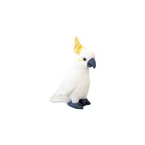 Bird Sulphur Crested Cockatoo With Sound 15cm