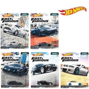 Super Deals: Hot Wheels Fast & Furious Furious Fleet Set of 5 Cars - GBW75-956N
