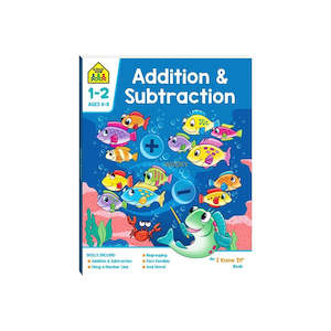 School Zone Addition & Subtraction Activity Book