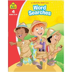 School Zone Word Searches Activity Book