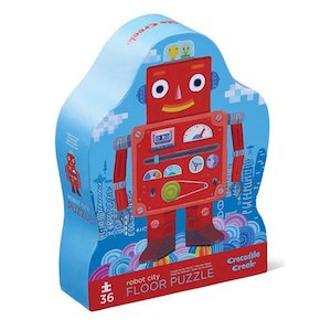 Crocodile Creek: Croc Creek Robot Shaped Puzzle 36pc