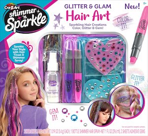 Shimmer: Cra-Z-Art Shimmer N Sparkle Glitter & Glam Hair Art