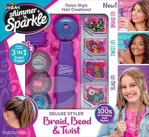 Shimmer: Shimmer N Sparkle: Deluxe Styler Braid - Bead & Twist
