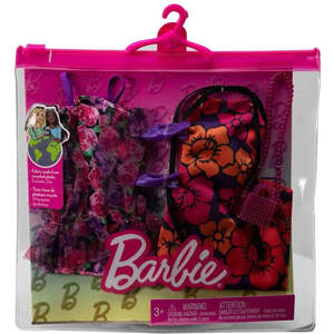 Barbie 2pk Fashions Outfit Flower Glam