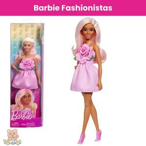 Dolls: Barbie Fashionistas Doll #238 with Pastel Pink Hair