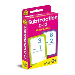 School Zone Flash Cards Subtraction