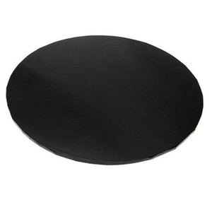 Round Black Cake Board 8 Inch- 6mm Masonite