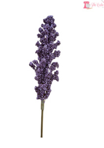 Artificial Lavender Stem - Cake Decoration