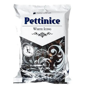 Products: Bakels Pettinice White Fondant 750gm. Ready to use