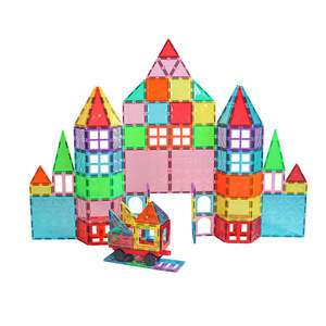 Magnetic Toys: Giromag 95pcs Magnetic Tiles with Storage Box