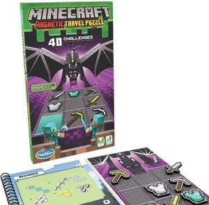 Magnetic Toys: ThinkFun Minecraft Magnetic Travel Puzzle